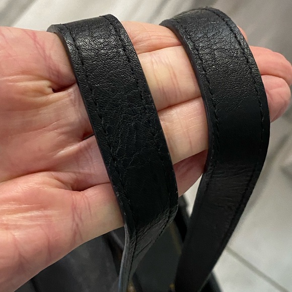 Fossil Kinley Cowhide Black Pebbled Leather Shopper Bag - Picture 10 of 16